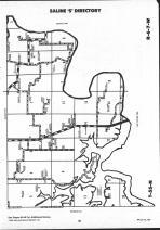 Ralls County Map Image 007, Monroe and Ralls Counties 1991